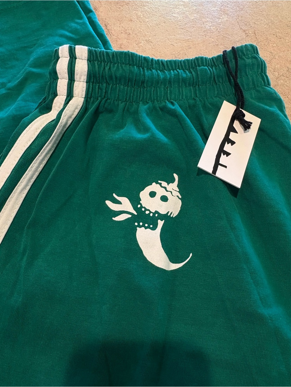 SABBI Chido Pants. Sz Large Forest Green. New with tags 100% cotton